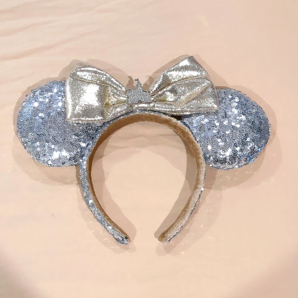 Gold and Silver Sequin Minnie Ears